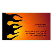 Cool Flame business card