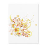 Cool floral background postcards