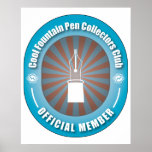 Cool Fountain Pen Collectors Club Poster