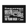 Cool Fun 18th Birthday Party Greatest 18 Year Old Postcards