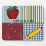 Cool Fun Back to School Custom Mousepad