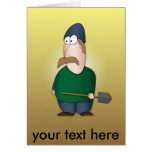 Cool funny Farmer cartoon cards