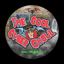 Cool Ghoul Refrigerator Magnet Round magnets
