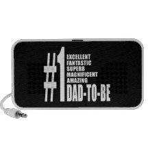 Cool Gifts for Future Dads : Number One Dad to Be Speakers