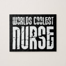 Cool Gifts for Nurses : Worlds Coolest Nurse Jigsaw Puzzle