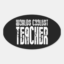 Cool Gifts for Teachers : Worlds Coolest Teacher Stickers