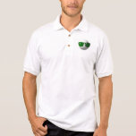 Cool Golf Ball Design Polo Shirt