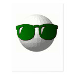 Cool Golf Ball Design Postcard