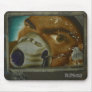 Cool Graffiti Face with mask Mouse Pads