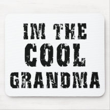 Cool Grandma T-Shirt Mouse Mats