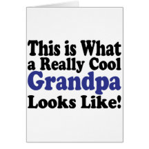 Cool Grandpa Greeting Card