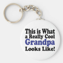 Cool Grandpa Keychain