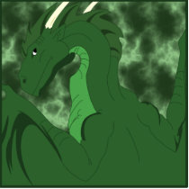 Cool Green And Green Dragon