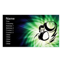 Cool Green Boxer Business Card
