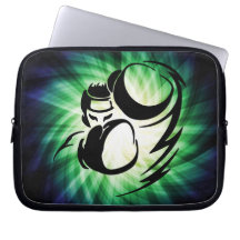 Cool Green Boxer Computer Sleeves