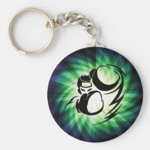 Cool Green Boxer Keychain