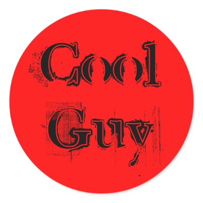 Cool Guy Stickers by rachelb0524