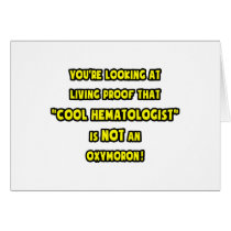 Cool Haematologist Is NOT an Oxymoron