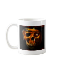 Cool Halloween Death Pumpkin Mug