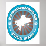 Cool Harpsichord Players Club posters