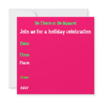 Cool Holiday Invitation