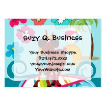 Cool Horse Surfer Dude Summer Fun Beach Party Business Cards