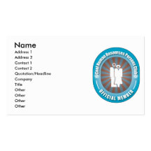Cool Human Resources Persons Club Business Card Templates