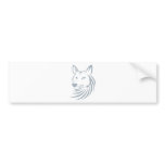Cool Hunting Coyote Logo bumper stickers