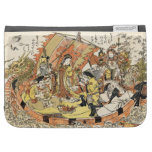 Cool japanese ukiyo-e mythical dragon ship crew kindle 3G cover