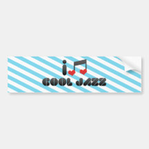 Cool Jazz Bumper Stickers