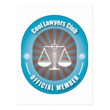 Cool Lawyers Club Post Card