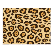 Cool Leopard Print Pattern Gifts for Her Post Card