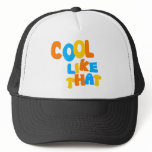 Cool Like That--Orange, Blue, And Yellow-Gold