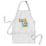Cool Like That--Orange, Blue, And Yellow-Gold aprons