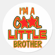 Cool Little Brother Sticker