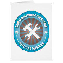 Cool Maintenance Gurus Club Cards
