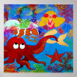 Cool Mermaid Leah posters