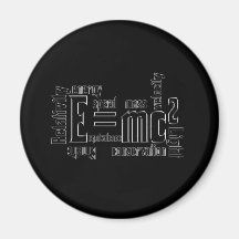 Cool Metallic Science Mass Equivalence Fridge Magnets