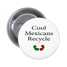 Cool Mexicans Recycle Pins