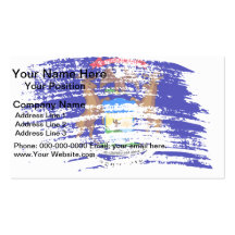 Cool Michigan flag design Business Card