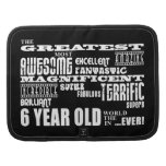 Cool Modern 6th Birthday Party Greatest 6 Year Old Folio Planner