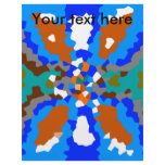 Cool modern crystallised butterfly flyers