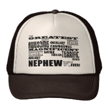 Cool Modern Fun Funny Nephews : Greatest Nephew Trucker Hats
