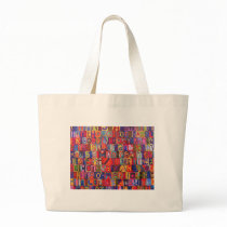 Cool modern letter mosaic bag