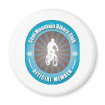 Cool Mountain Bikers Club Fridge Magnet