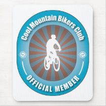 Cool Mountain Bikers Club Mouse Mat