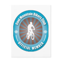 Cool Mountain Bikers Club Postcard
