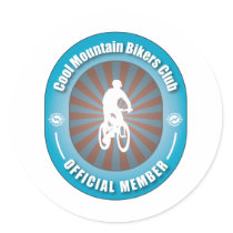 Cool Mountain Bikers Club Sticker