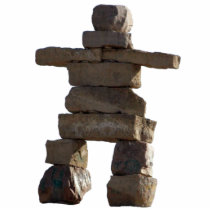 Cool Native American Inukshuk 2 Sculpted Gift Acrylic Cut Outs