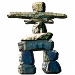 Cool Native American Inukshuk 3 Sculpted Gift photo sculptures